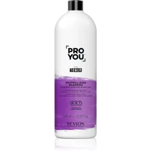 Revlon Professional Pro You The Toner shampoing neutralisant les reflets jaunes pour cheveux blonds et gris 1000 ml