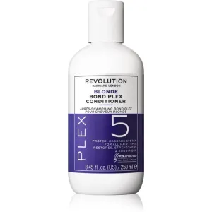Revolution Haircare Plex Blonde No.5 Bond Conditioner cure capillaire intense pour cheveux secs et abîmés 250 ml
