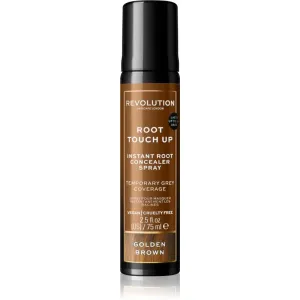 Revolution Haircare Root Touch Up spray instantané effaceur de racines teinte Golden Brown 75 ml