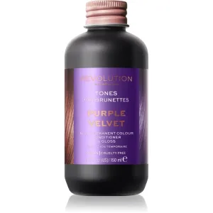 Revolution Haircare Tones For Brunettes baume teinté pour cheveux bruns teinte Purple Velvet 150 ml