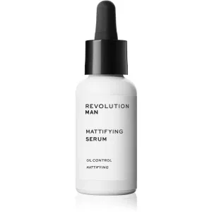 Revolution Man Mattifying sérum hydratant visage pour resserrer les pores et pour un look mat 30 ml