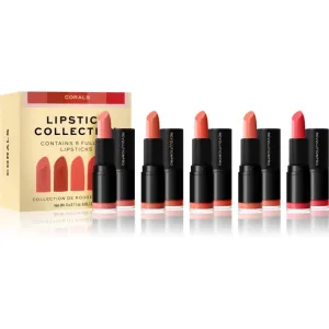 Revolution PRO Lipstick Collection rouge à lèvres satiné coffret cadeau teinte Corals 5x3,2 g