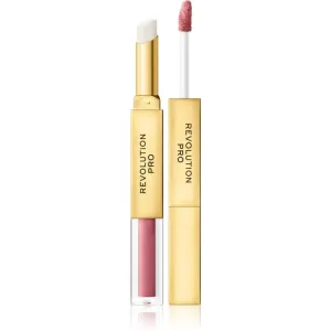 Revolution PRO Supreme Stay 24h Lip Duo rouge à lèvres liquide ultra mat avec baume teinte Velvet 2,5 g
