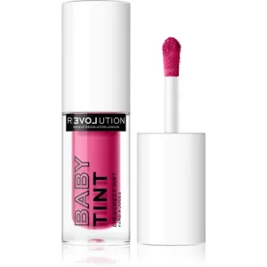Revolution Relove Baby Tint blush liquide et brillant à lèvres teinte Fuchsia 1.4 ml