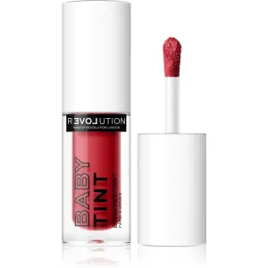 Revolution Relove Baby Tint blush liquide et brillant à lèvres teinte Rouge 1,4 ml