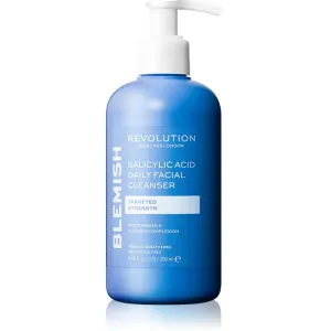 Revolution Skincare Blemish Salicylic Acid gel purifiant en profondeur pour peaux à problèmes, acné 250 ml