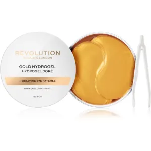 Revolution Skincare Gold Hydrogel masque hydrogel contour des yeux à l'or 60 pcs