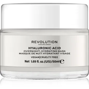 Revolution Skincare Hyaluronic Acid masque de nuit hydratant visage 50 ml