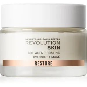 Revolution Skincare Restore Collagen Boosting crème de nuit rénovatrice en crème pour favoriser la formation de collagène 50 ml