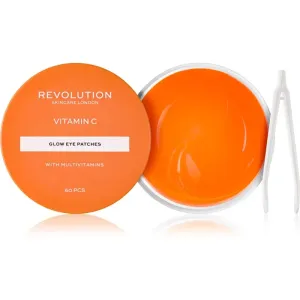 Revolution Skincare Vitamin C With Multivitamins masque hydrogel contour des yeux éclat et hydratation 60 pcs