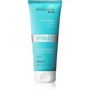 Revolution Skincare Hydrate Hyaluronic Acid gel-crème nettoyant doux 200 ml