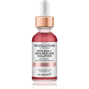 Revolution Skincare AHA + BHA 30% Peeling Solution gommage chimique intense pour une peau lumineuse 30 ml #123598