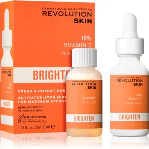 Revolution Skincare Brighten 15% VItamin C double sérum pour une peau lumineuse 30 ml