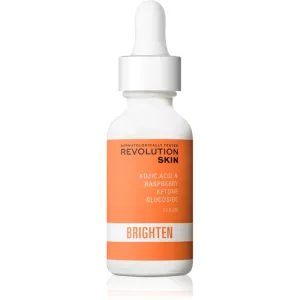 Revolution Skincare Brighten Kojic Acid & Raspberry Ketone Glucoside sérum hydratant illuminateur pour un teint unifié 30 ml