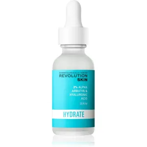 Revolution Skincare Hyaluronic Acid & 2% Alpha Arbutin sérum hydratant illuminateur 30 ml