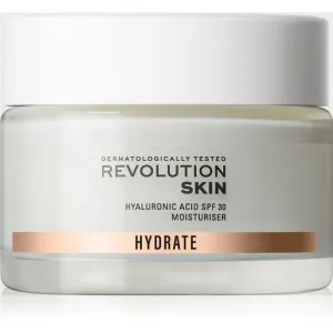 Revolution Skincare Hydrate Hyaluronic Acid crème hydratante visage SPF 30 50 ml