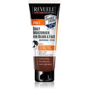 Revuele Men Care Solutions Barber Salon crème hydratante visage et barbe 80 ml