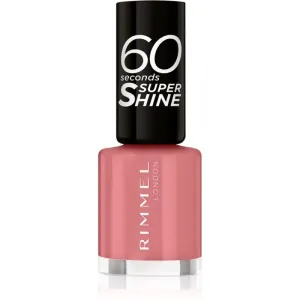 Rimmel 60 Seconds Super Shine vernis à ongles teinte 235 Preppy In Pink 8 ml