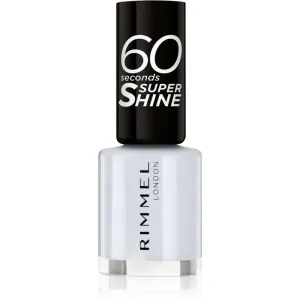 Rimmel 60 Seconds Super Shine vernis à ongles teinte 703 White Hot Love 8 ml