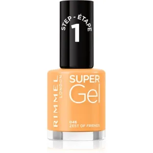 Rimmel Super Gel vernis à ongles gel sans lampe UV/LED teinte 046 Zest Of Friends 12 ml