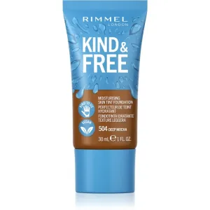 Rimmel Kind & Free fond de teint léger hydratant teinte 504 Deep Mocha 30 ml