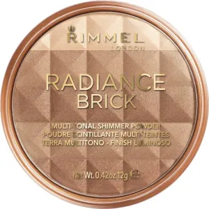 Rimmel Radiance Brick poudre bronzante illuminatrice teinte 001 Light 12 g