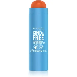 Rimmel Kind & Free maquillage multi-usage pour les yeux, les lèvres, et le visage teinte 004 Tangerine Dream 5 g