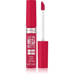 Rimmel Lasting Mega Matte rouge à lèvres léger liquide mat 16h teinte Fuchsia Flush 7,4 ml