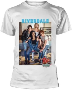Riverdale T-shirt Pops Group Photo 2XL Blanc