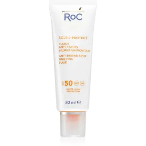 RoC Soleil Protect Anti Brown Spots Unifying Fluid fluide léger protecteur anti-taches brunes SPF 50 50 ml