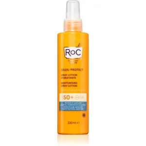 RoC Soleil Protect Moisturising Spray Lotion spray solaire hydratant SPF 50+ 200 ml
