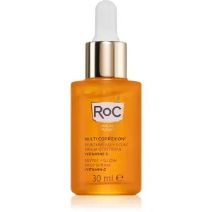 RoC Multi Correxion Revive + Glow sérum illuminateur à la vitamine C visage et cou 30 ml