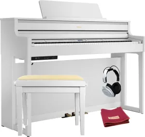 Roland HP 704 SET Matte White Piano numérique