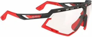 Rudy Project Defender Black Matte/Red Fluo/ImpactX Photochromic 2 Red Lunettes vélo