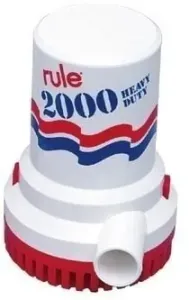 Rule 2000 (10) Bilge Pump Non-Automatic Pompe de cale