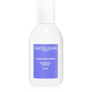 Sachajuan Silver Conditioner après-shampoing hydratant qui neutralise les tons jaunes 250 ml