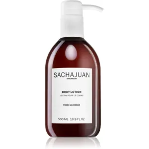 Sachajuan Body Lotion Fresh Lavender lait corporel hydratant et adoucissant arôme lavande 500 ml