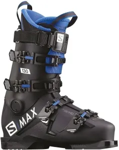 Salomon S/MAX Black/Race Blue 26/26,5 Chaussures de ski alpin