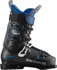 Salomon S/Pro Alpha 120 EL Black/Race Blue 26/26,5 Chaussures de ski alpin