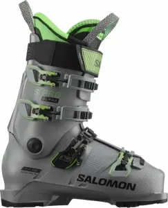 Salomon S/Pro Alpha 120 Steel Grey/Pastel Neon Green 1/Black 26/26,5 Chaussures de ski alpin