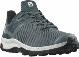 Salomon Chaussures outdoor hommes Outline Prism GTX Stormy Weather/White/Black 41 1/3