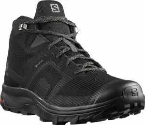 Salomon Chaussures outdoor hommes Outline Prism Mid GTX Black/Black/Castor Gray 41 1/3