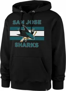 San Jose Sharks NHL Burnside Pullover Hoodie Jet Black XL Chandail à capuchon de hockey