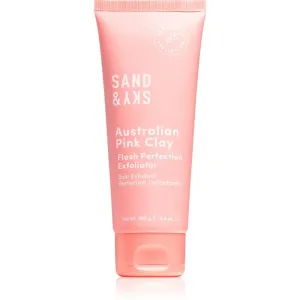 Sand & Sky Australian Pink Clay Flash Perfection Exfoliator Gelée exfoliante pour resserrer les pores et pour un look mat 100 ml