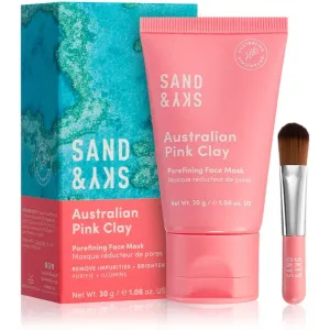 Sand & Sky Australian Pink Clay Porefining Face Mask masque détoxifiant anti-pores dilatés 30 g #671677