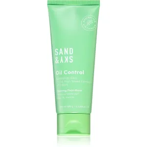 Sand & Sky Oil Control Clearing Face Mask masque normalisant et purifiant en profondeur pour peaux grasses et à problèmes 100 g