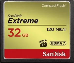 SanDisk Extreme CompactFlash 32 GB SDCFXSB-032G-G46 CompactFlash 32 GB Carte mémoire