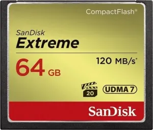 SanDisk Extreme CompactFlash 64 GB SDCFXSB-064G-G46 CompactFlash 64 GB Carte mémoire