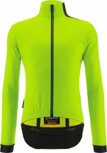 Santini Vega Multi Jacket with Hood Verde Fluo L Veste de cyclisme, gilet