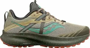 Saucony Ride 15 Trail Womens Shoes Desert/Sprig 37,5 Chaussures de trail running